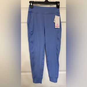 Girls 90 Degree by Reflex Blue Leggings Size L